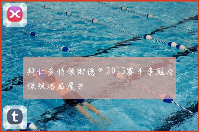 拜仁多特领衔德甲2013赛季争冠与保级格局展开