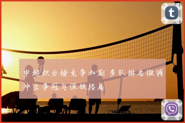 中超积分榜竞争加剧 多队排名微调冲击争冠与保级格局